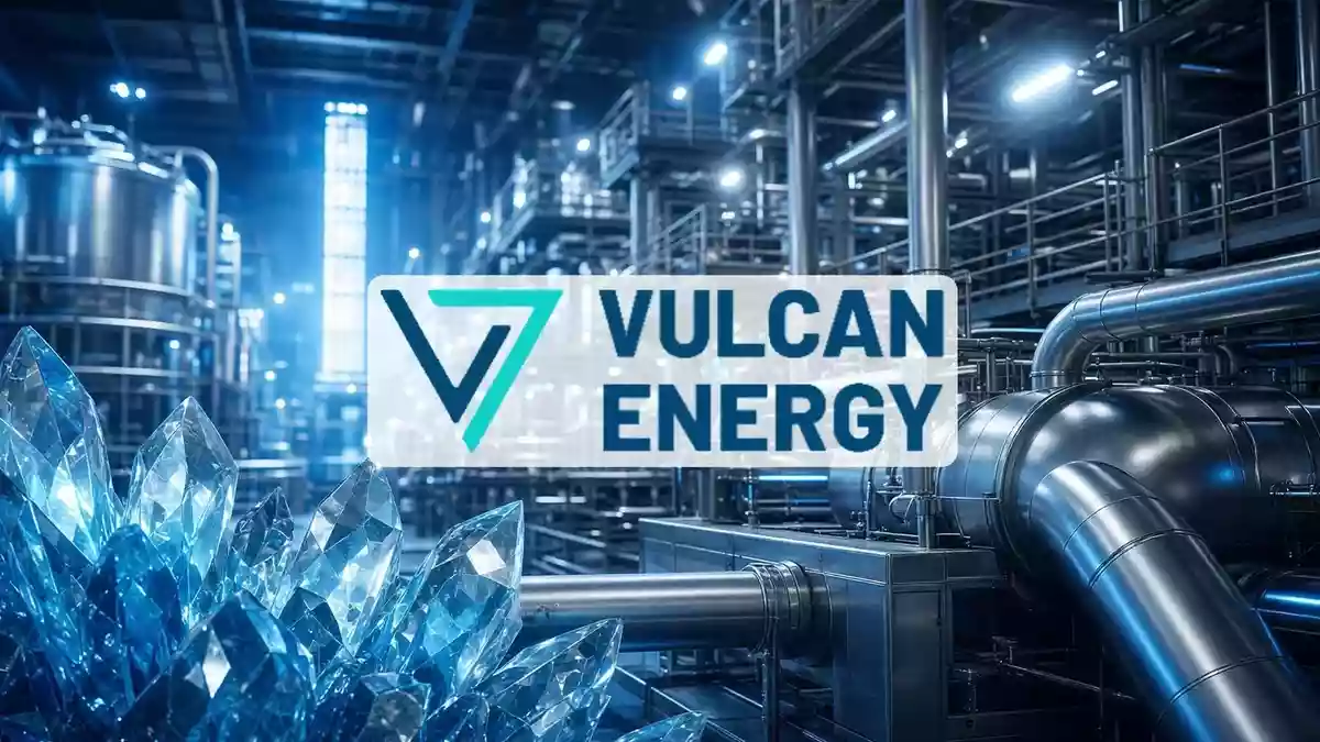 Vulcan Energy Illustration mit AI erstellt.