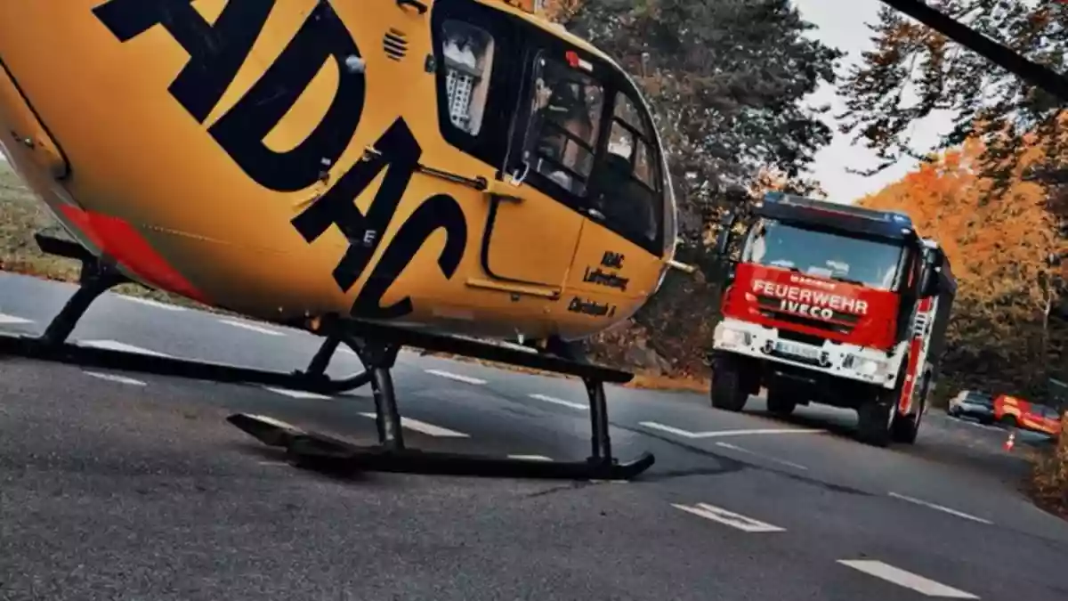 FW-EN: Landeplatzsicherung Rettungshubschrauber - Bild: presseportal.de