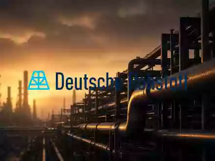 Industrielle Förderanlage bei Sonnenuntergang als Symbol für positive Umsatzprognosen im Rohstoffsektor. - Foto: über boerse-global.de