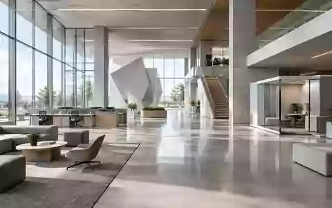 Modernes, lichtdurchflutetes Bürogebäude mit minimalistischer Architektur und klaren Linien. - Foto: über boerse-global.de