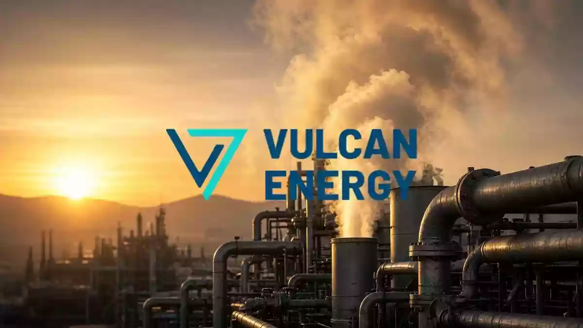 Vulcan Energy Illustration mit AI erstellt.