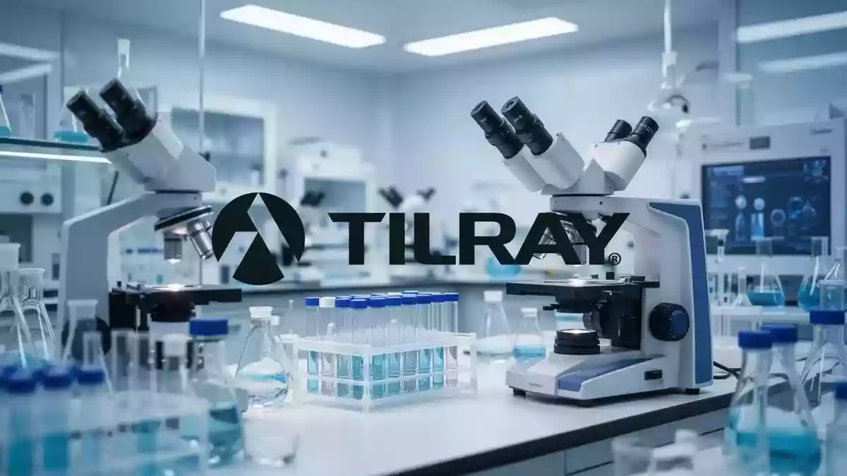 Tilray Brands Illustration mit AI erstellt.