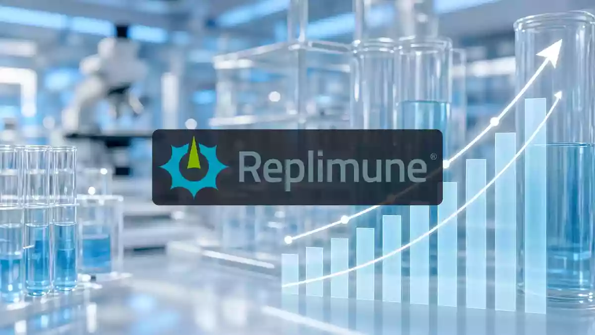 Moderne Laboreinrichtung in einem Biotechnologie-Unternehmen bei sanftem Licht als Symbol für medizinische Innovation. Illustration mit AI erstellt.
