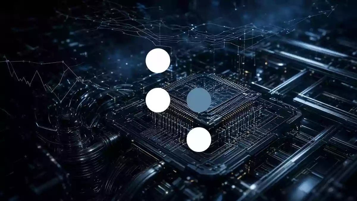 D-Wave Quantum Illustration mit AI erstellt.