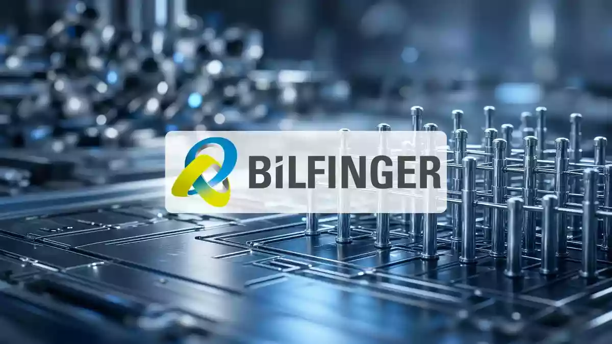 Moderne Industrieanlage für Life-Science-Forschung in einer professionellen, technologischen Umgebung. Illustration mit AI erstellt.