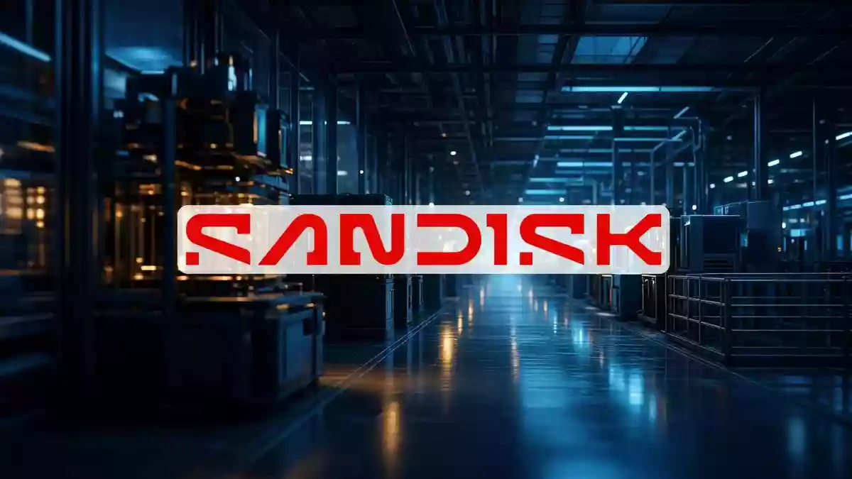 SanDisk's 12% Slide Is a Valuation Story, Not an Earnings One Illustration mit AI erstellt.