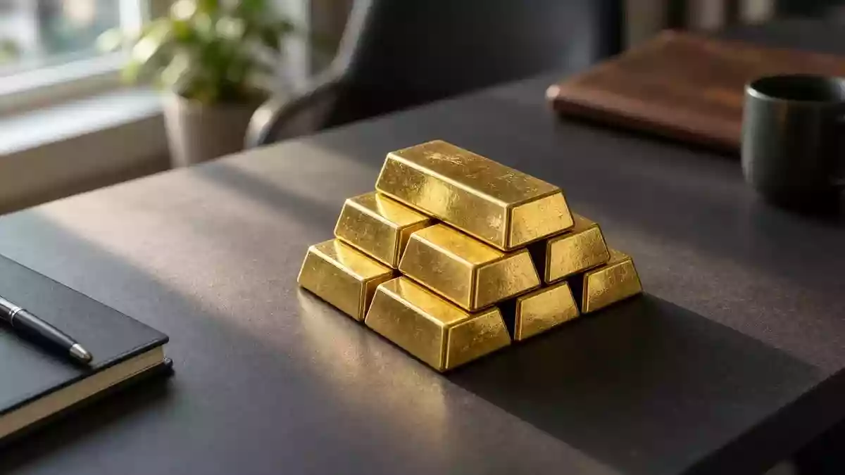 Gold's 3.6% Retreat: When Margin Calls Meet Monetary Policy Illustration mit AI erstellt.