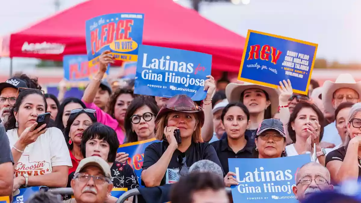 Demokraten und Republikaner ringen um die Stimmen der Latino-Wählerschaft.  - Bild: Michael Gonzalez/AP/dpa
