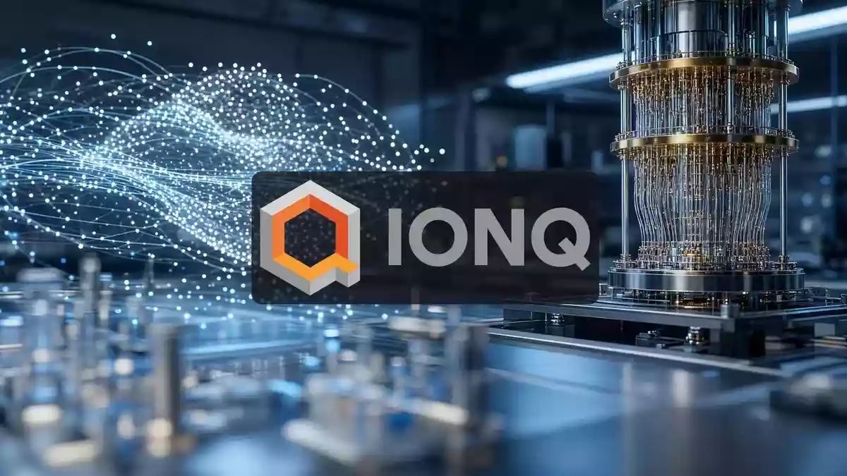 IonQ's $7.5 Million Air Force Check Is a Milestone, Not a Windfall Illustration mit AI erstellt.