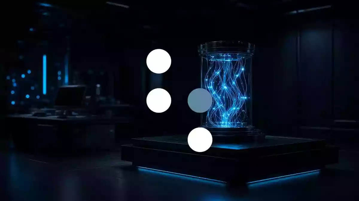D-Wave Quantum Illustration mit AI erstellt.