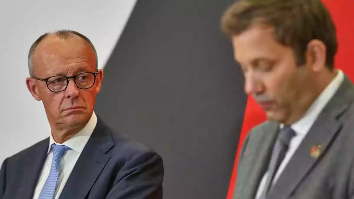 Friedrich Merz und Lars Klingbeil (Archiv) - Bild: via dts Nachrichtenagentur