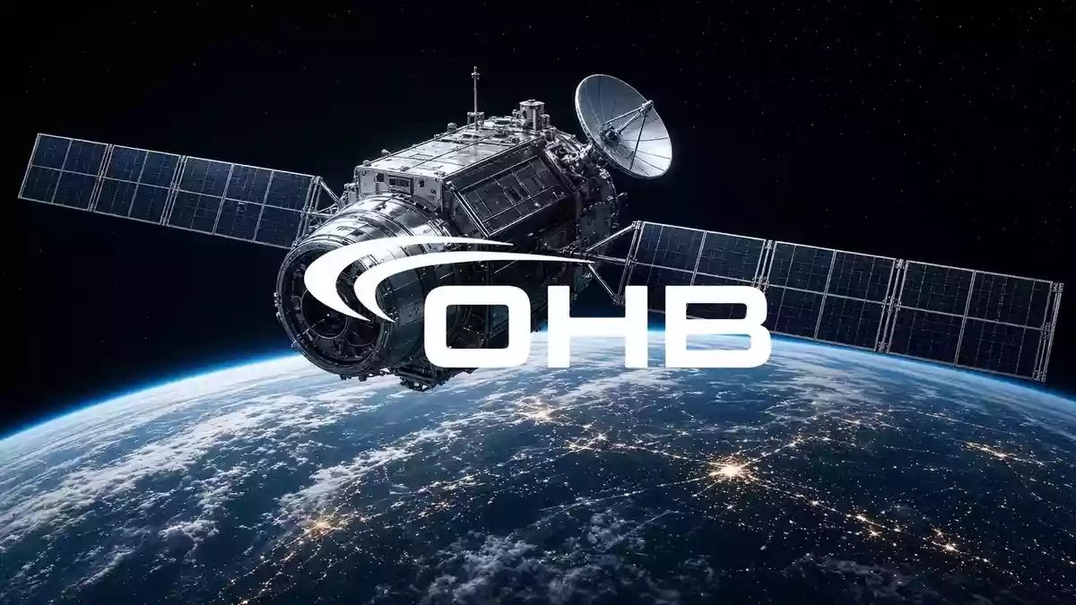 OHB's Space-Security Talks and Satellite Bet Fail to Shield Stock From Sector Slide Illustration mit AI erstellt.