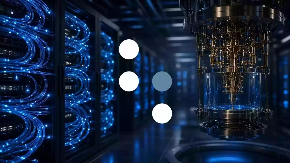 D-Wave Quantum Illustration mit AI erstellt.