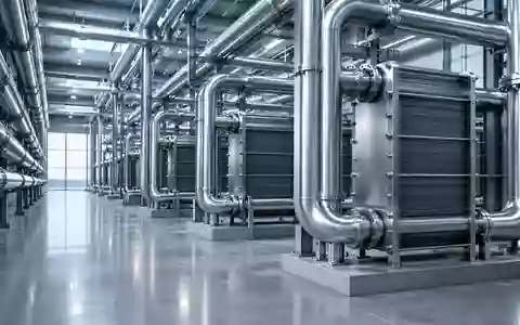 Industrielle Kühlsysteme mit glänzenden Edelstahlrohren in einer modernen Anlage. - Foto: über boerse-global.de