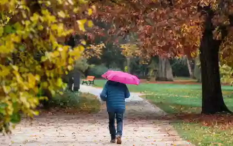 Warme Kleidung und vielerorts auch ein Regenschirm sind in den nächsten Tagen in Deutschland angesagt. (Archivbild) - Foto: Daniel Vogl/dpa