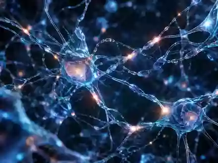 Abstrakte Darstellung eines neuronalen Netzwerks mit komplexen, leuchtenden Strukturen vor einem dunklen Hintergrund. - Foto: über boerse-global.de