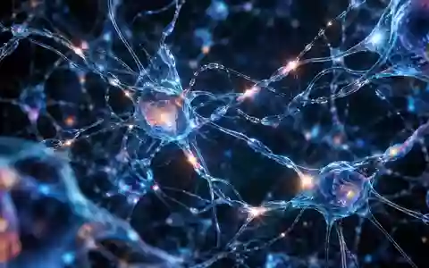 Abstrakte Darstellung eines neuronalen Netzwerks mit komplexen, leuchtenden Strukturen vor einem dunklen Hintergrund. - Foto: über boerse-global.de