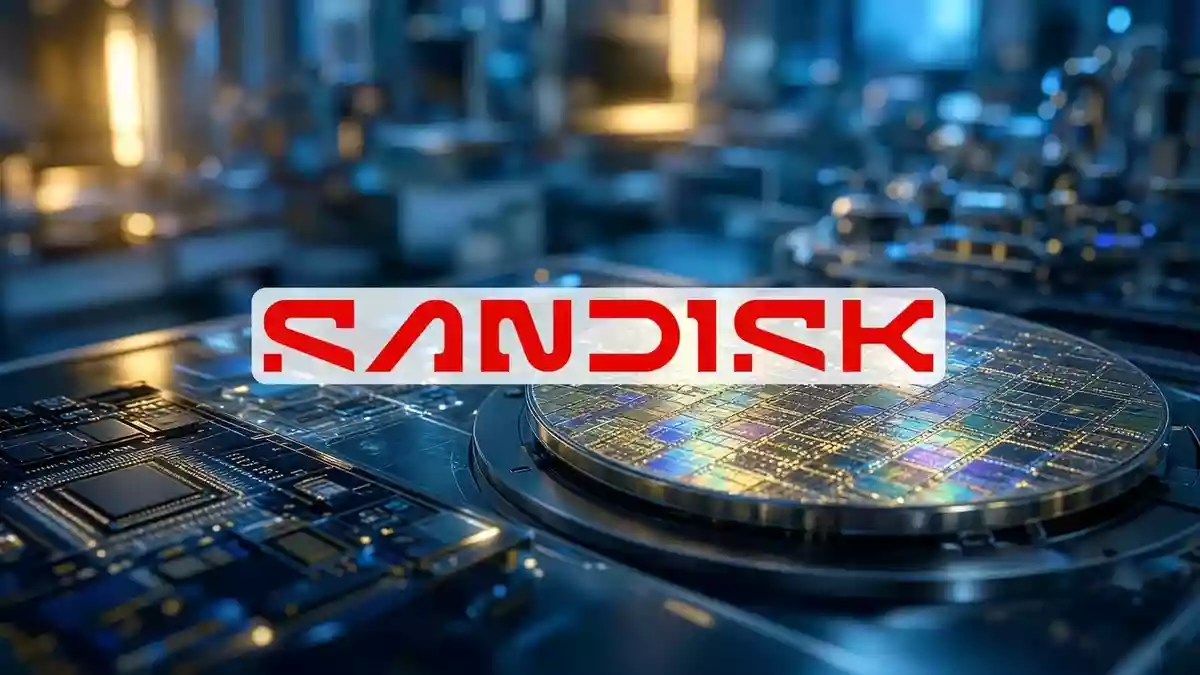 SanDisk's Record Quarter Meets a Wall of Skepticism Illustration mit AI erstellt.