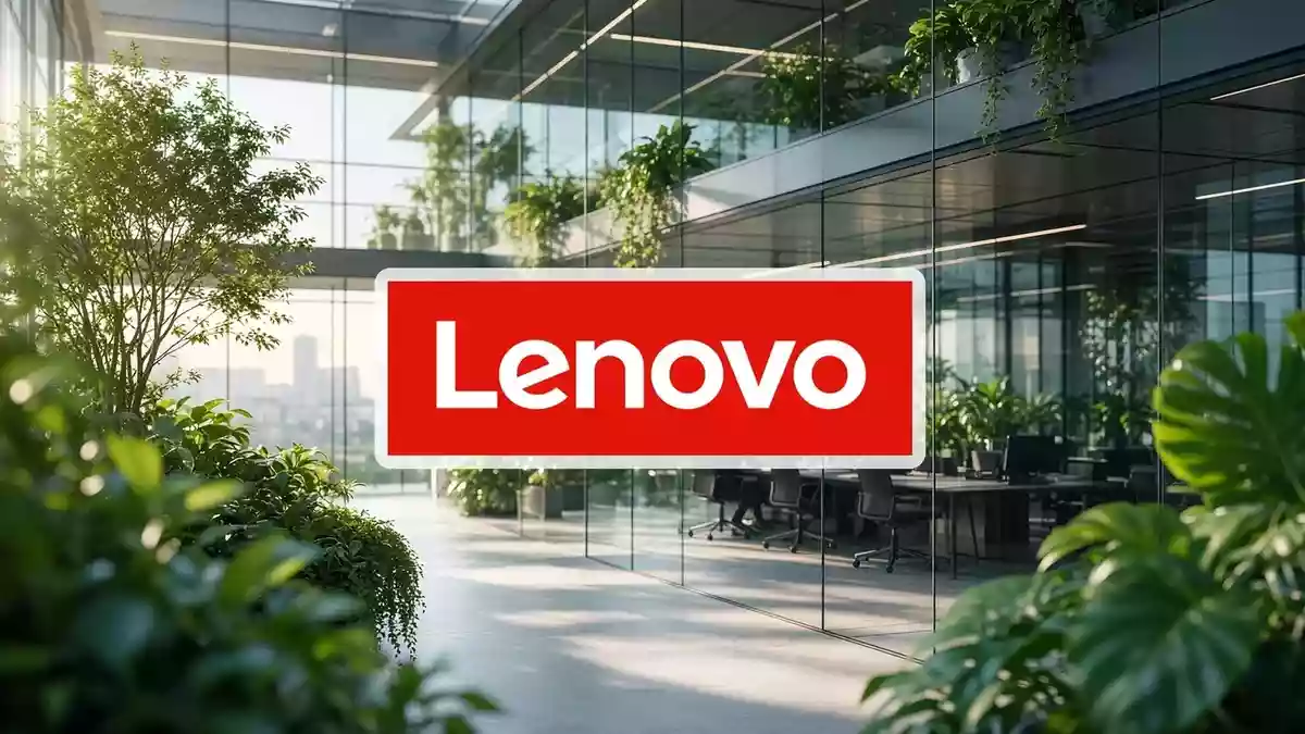 Lenovo's 7.9% Slide Exposes a Gap Between AI Ambition and PC Reality Illustration mit AI erstellt.