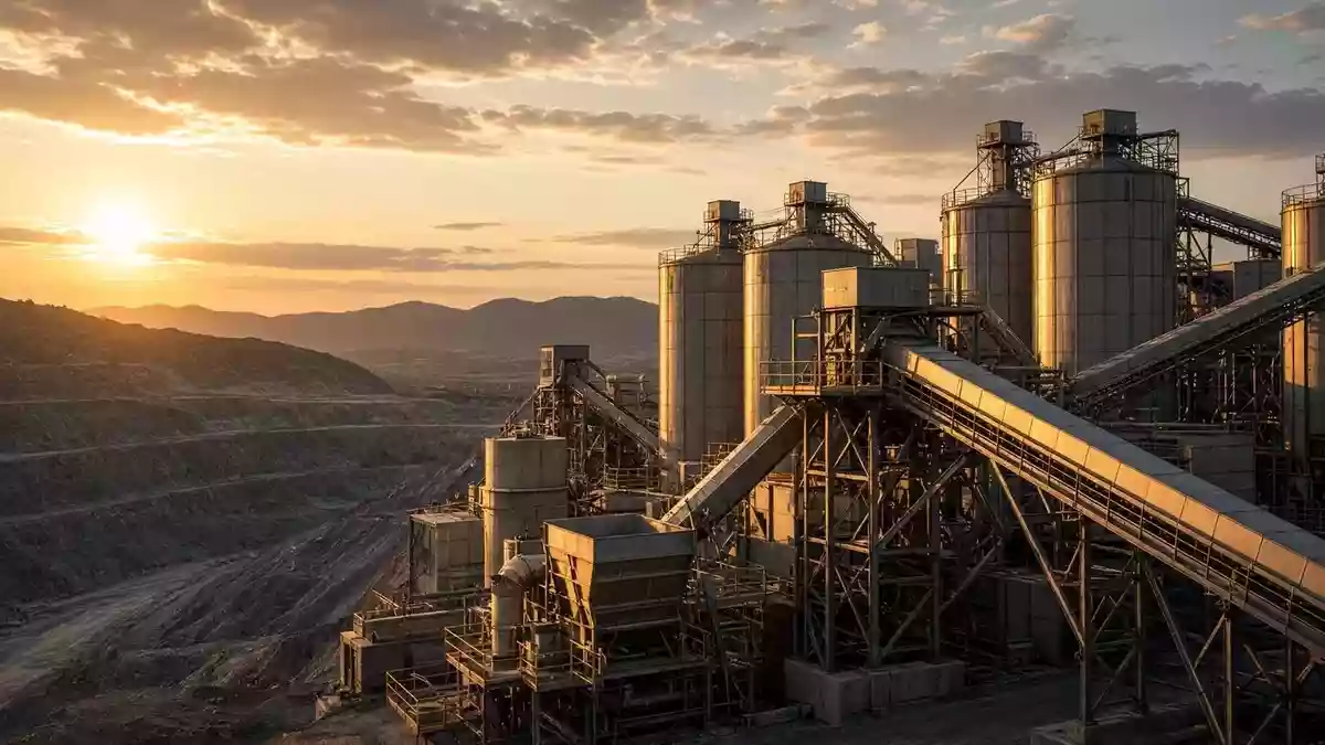 Sunrise Energy Metals Illustration mit AI erstellt.