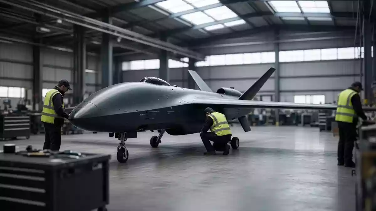 Volatus Aerospace Illustration mit AI erstellt.