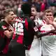 Bayer Leverkusen und VfB Stuttgart lieferten sich eine hitzige Partie.  - Bild: Marius Becker/dpa