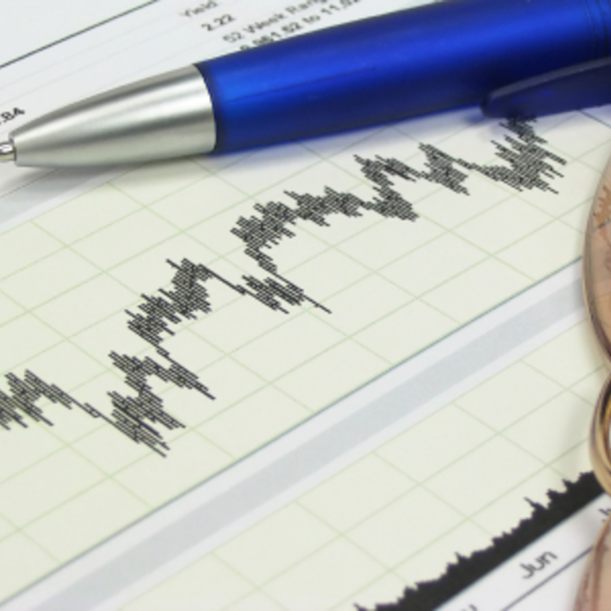 Aktienchart - Foto: iStockphoto.com / Marlee90