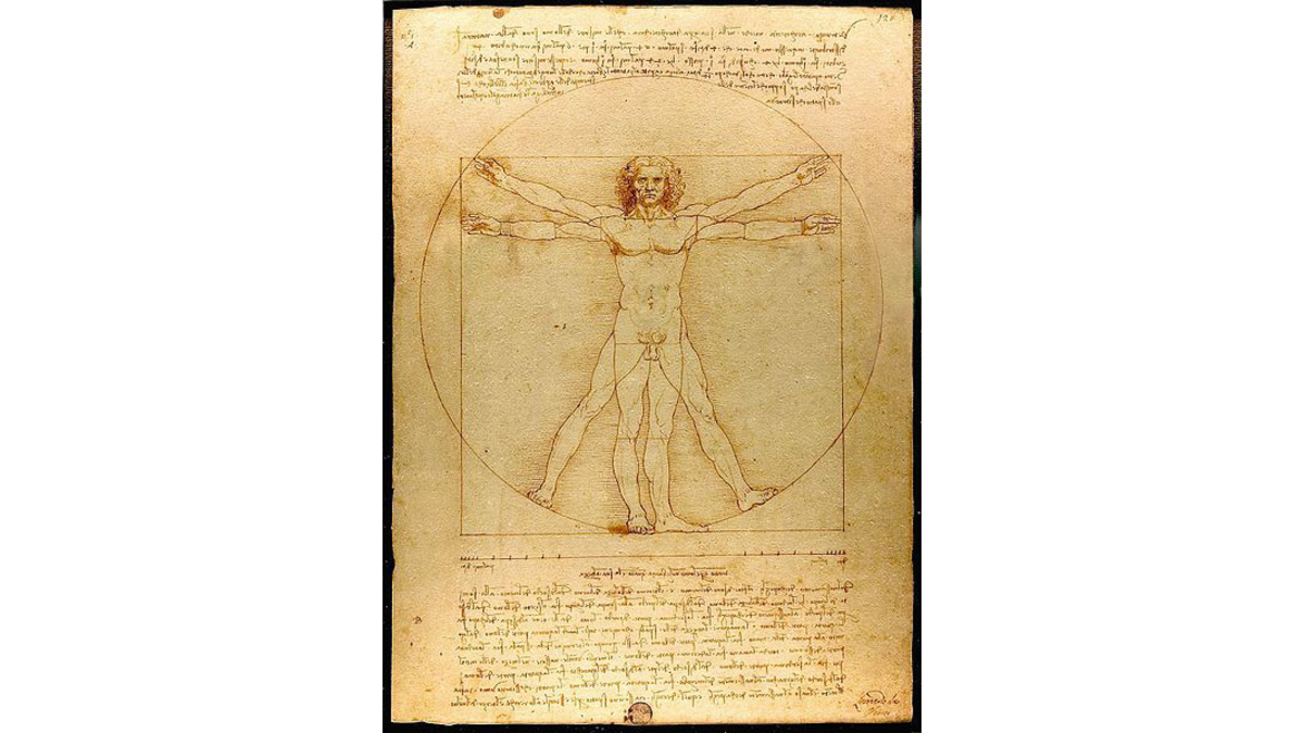 Der vitruvianische Mensch - Foto: Leonardo Da Vinci