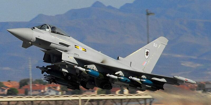 Britisches Kampfflugzeug Eurofighter Typhoon (Archiv) - Foto: über dts Nachrichtenagentur