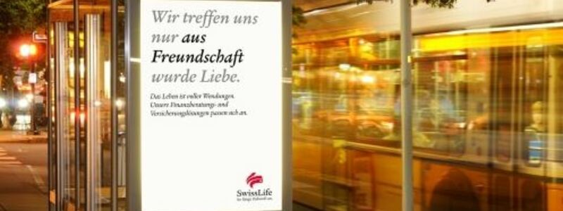 Plakatkampagne Swiss LIfe - Foto: © Swiss Life