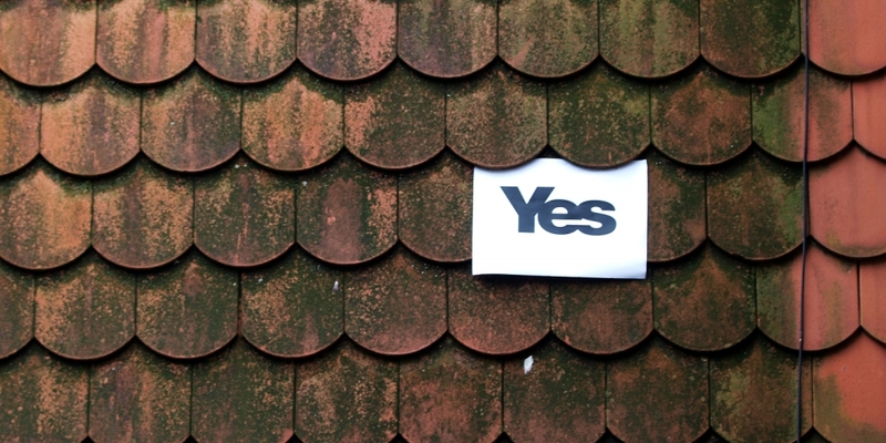 Yes-Plakat zum Referendum in Schottland - Foto: über dts Nachrichtenagentur