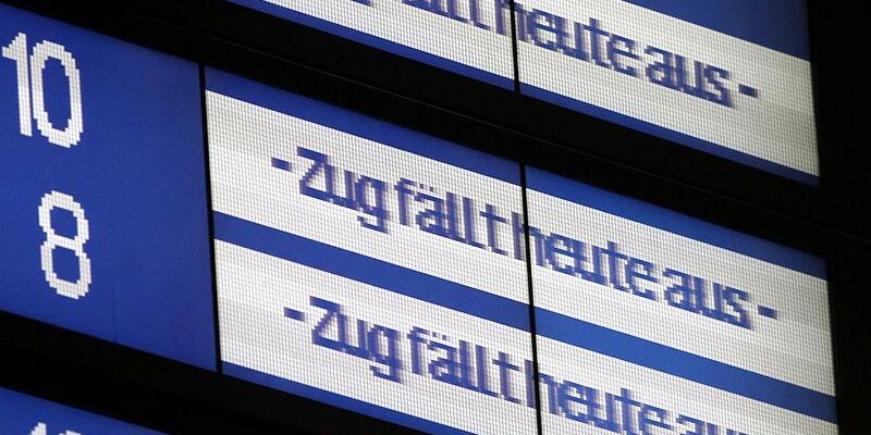 Zugausfälle bei der Bahn (Archiv) - Foto: über dts Nachrichtenagentur