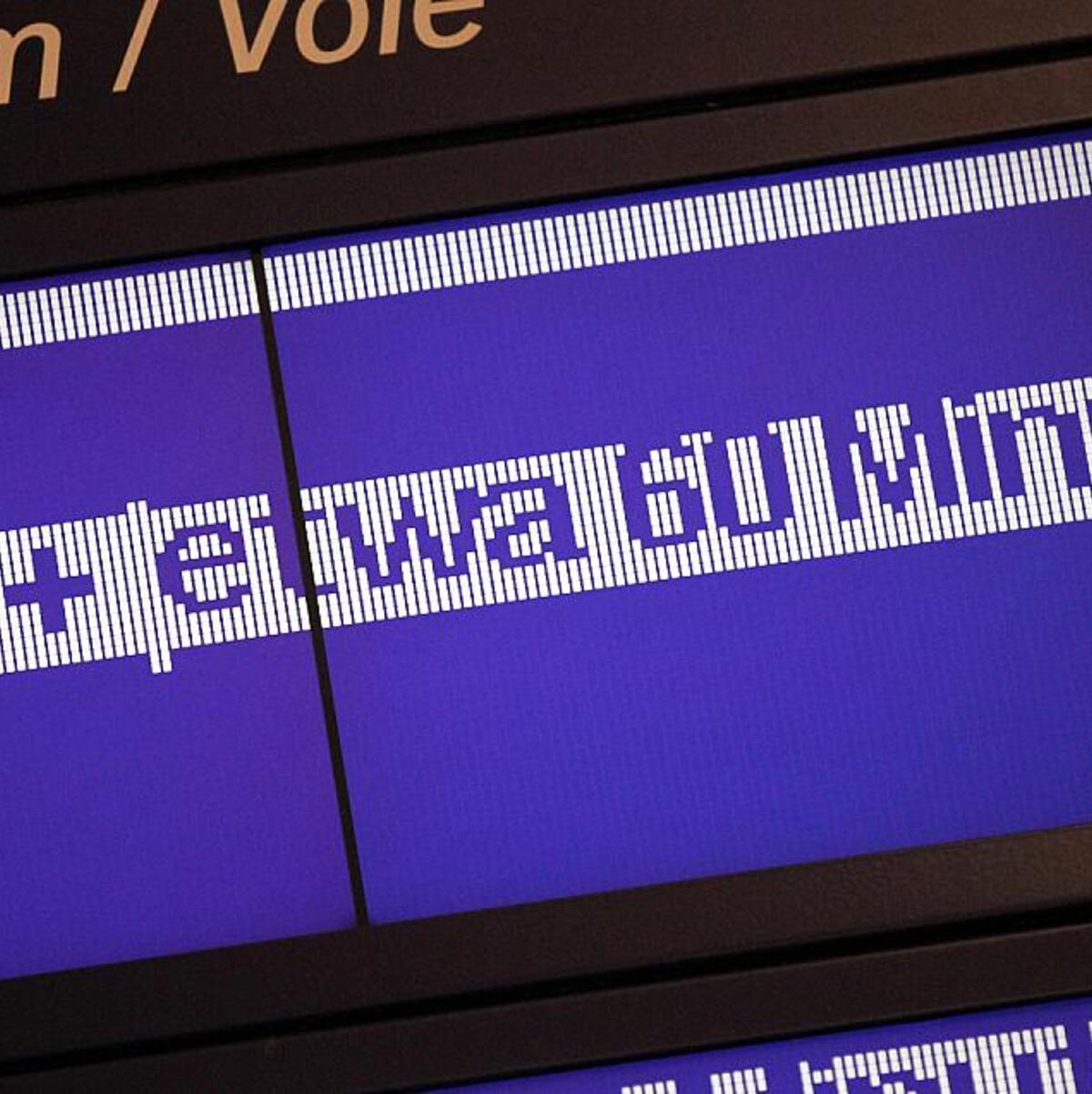 Verspätungs-Anzeige bei der Bahn (Archiv) - Foto: über dts Nachrichtenagentur