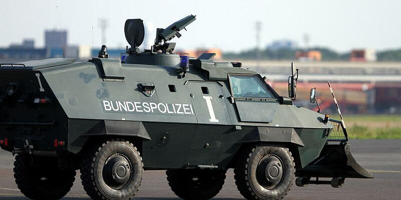 Panzer der Bundespolizei (Archiv) - Foto: über dts Nachrichtenagentur