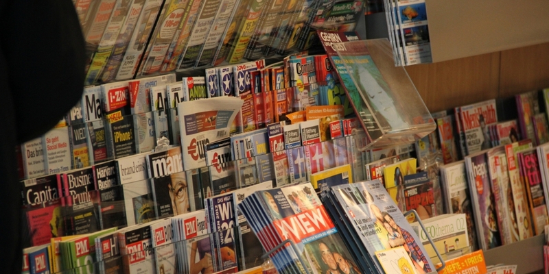 Zeitschriften an einem Kiosk - Foto: über dts Nachrichtenagentur