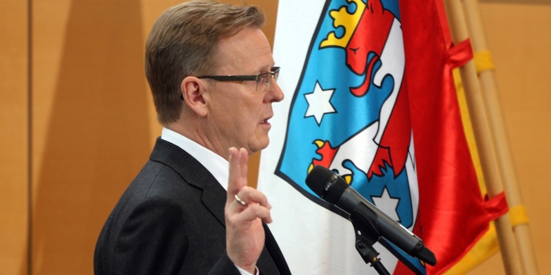 Bodo Ramelow am 05.12.2014 im Erfurter Landtag - Foto: über dts Nachrichtenagentur