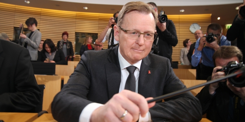 Bodo Ramelow am 05.12.2014 im Erfurter Landtag - Foto: über dts Nachrichtenagentur