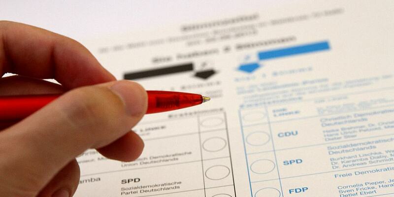 Stimmzettel für die Bundestagswahl - Foto: über dts Nachrichtenagentur