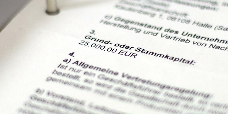 Gewerbeanmeldung einer GmbH (Archiv) - Foto: über dts Nachrichtenagentur