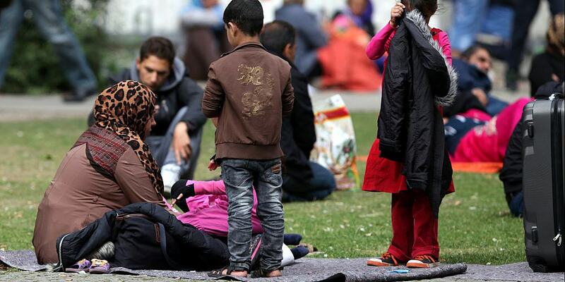 Flüchtlinge an einer Aufnahmestelle (Archiv) - Foto: über dts Nachrichtenagentur