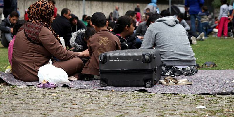 Flüchtlinge an einer Aufnahmestelle (Archiv) - Foto: über dts Nachrichtenagentur
