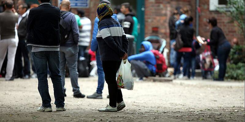 Flüchtlinge an einer Aufnahmestelle (Archiv) - Foto: über dts Nachrichtenagentur