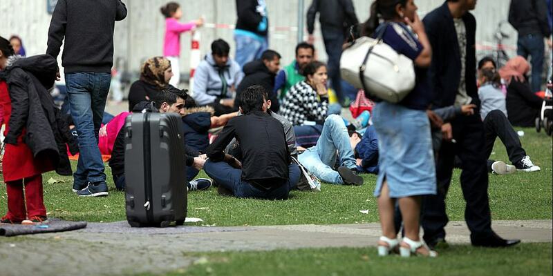 Flüchtlinge an einer Aufnahmestelle (Archiv) - Foto: über dts Nachrichtenagentur