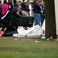 FlÃ¼chtlinge an einer Aufnahmestelle - Foto: über dts Nachrichtenagentur