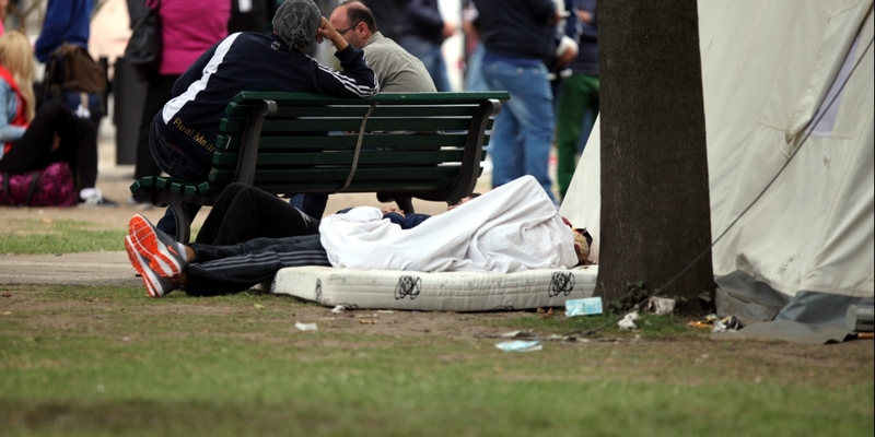 Flüchtlinge an einer Aufnahmestelle - Foto: über dts Nachrichtenagentur