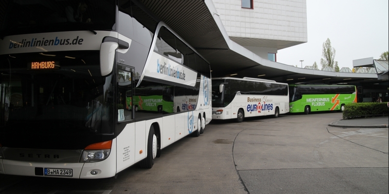 Fernbusse von Berlinlinienbus, Eurolines, MeinFernbus/Flixbus - Foto: über dts Nachrichtenagentur
