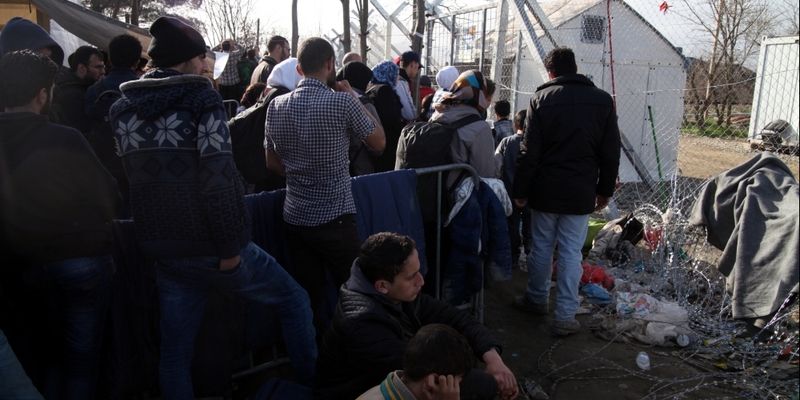 FlÃ¼chtlinge auf der Balkanroute - Foto: über dts Nachrichtenagentur