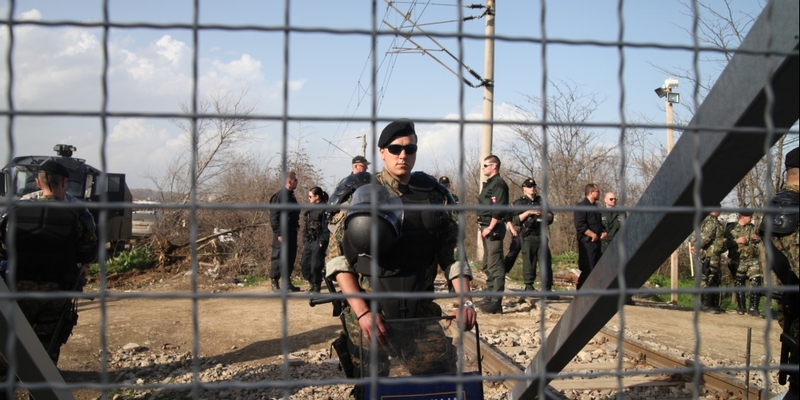 Grenze Mazedonien - Griechenland - Foto: über dts Nachrichtenagentur