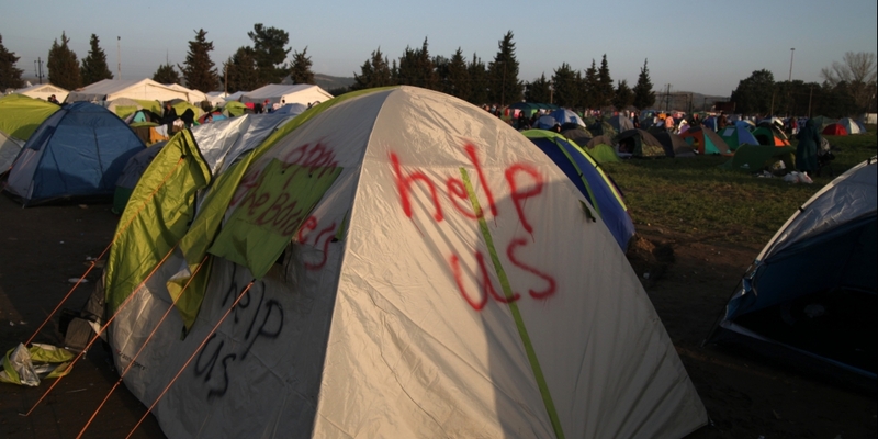 FlÃ¼chtlingslager Idomeni - Foto: über dts Nachrichtenagentur