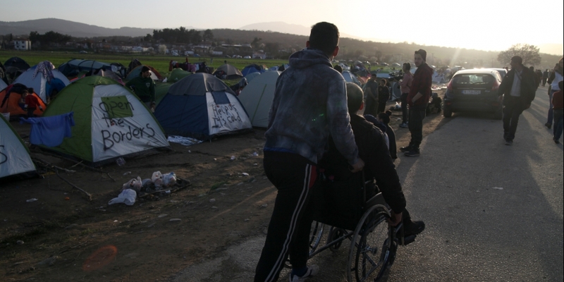 FlÃ¼chtlinge auf der Balkanroute - Foto: über dts Nachrichtenagentur